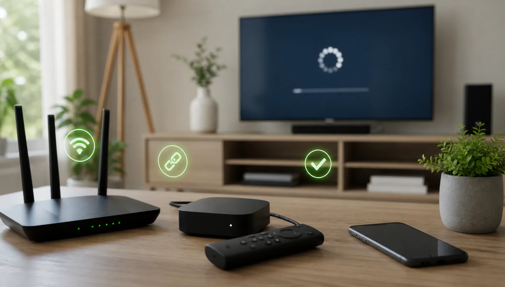 Streaming device troubleshooting setup
